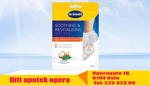 Dr Scholls Soothing & Revitalizing fotmaske 1 par, 950069