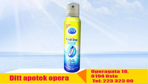 Scholl Fresh Step Deo skospray 150 ml, 922524