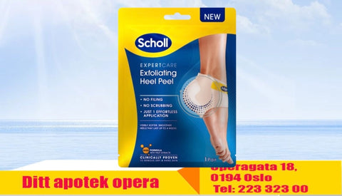 Scholl eksfolierende hælmaske 1 par, 834094