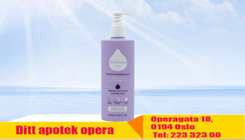 Kokoso Baby naturlig hår- og kroppsvask 200 ml, 996863