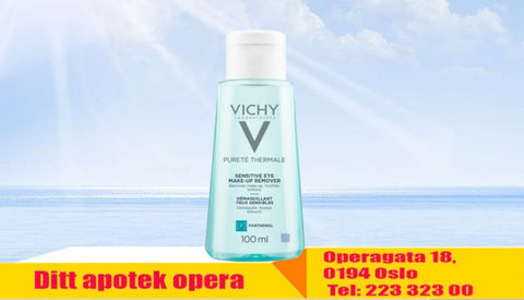 Vichy Pureté Thermale beroligende øyesminkefjerner 100 ml, 977608