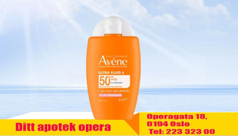 Avène Ultra Fluid Radiance ansiktssolkrem SPF50+ 50 ml, 871159