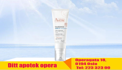 Avène Tolerance Hydra-10 Fluid normal/kombinert hud 40 ml, 838555