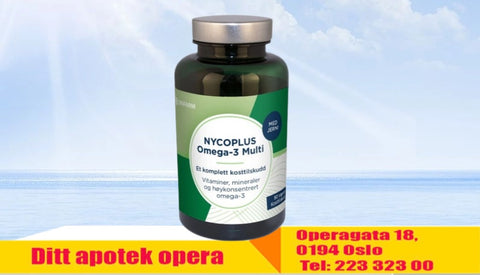 Nycoplus omega-3 multi kaps, Varenummer : 866693