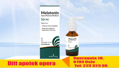 Sana Pharma Medical Melatonin Spray 0,5 mg, 	965584