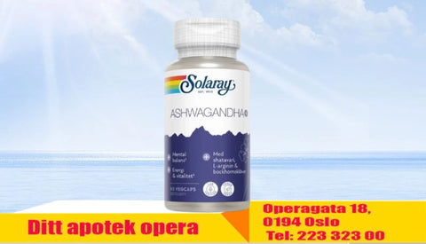 Solaray Ashwagandha+ 60 kapsler,723144