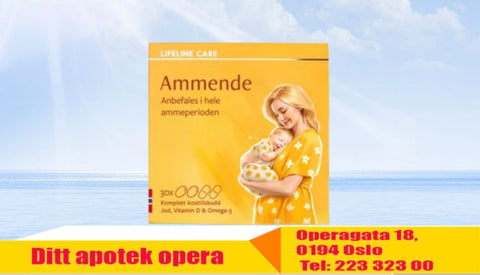 Lifeline Care kosttilskudd for ammende 4x30 tabletter, 899221