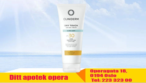 Cliniderm Sun Gel Cream SPF30 solkrem 200 ml, 971100