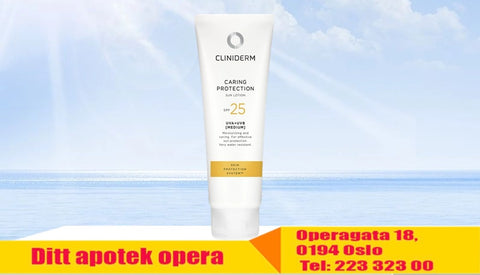 Cliniderm Caring Protection Sun Lotion SPF25 250 ml, Varenummer: 857850