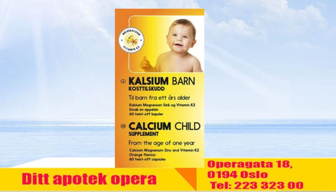 Lifeline Care Kalsium Barn 60 kapsler, 855861