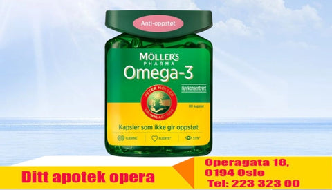 Møllers Omega-3 antioppstøt 80 kapsler, 988958