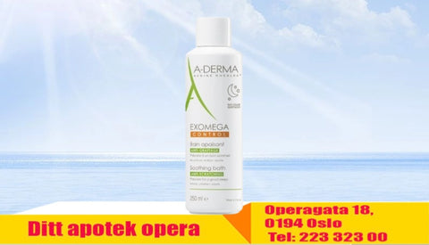 A- Derma Exomega Control Badeolje 250 ml, 896462