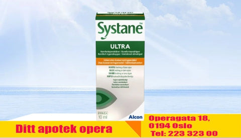 Systane Ultra komfortøyedråper uten konserveringsmiddel 10 ml, 826210