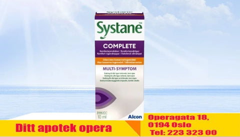 Systane Complete komfortøyedråper uten konserveringsmiddel 10 ml, 961540