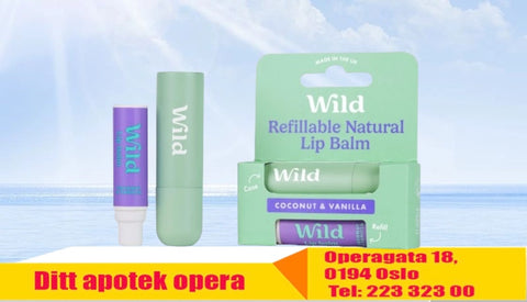 Wild Lip Balm coco & vanilla startpakke 4,5 g, 819578