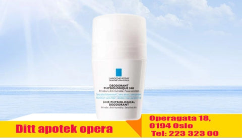 La Roche-Posay fysiologisk deo 24h uten aluminium 50 ml, 937293