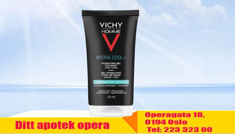 Vichy Homme Hydra Cool+ ansiktsgel 50 ml, 806813