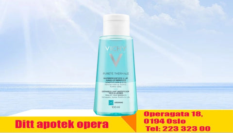 Vichy Pureté Thermale vannfast øyesminkefjerner 100 ml, 827227