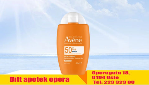 Avène Ultra Fluid Invisible ansiktssolkrem SPF50 50 ml, 909822