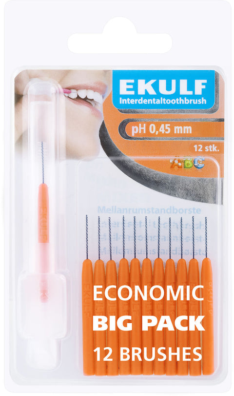 Ekulf ph 0,45 Mellomromsbørster 12 stk