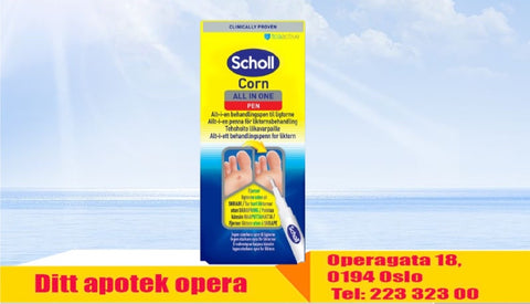 Scholl alt-i-ett behandlingspenn for liktorn 4 g, 838073