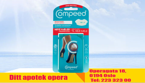 Compeed gnagsårplaster høy hæl 5 stk, 836423