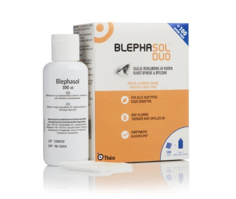 Blephasol duo m/servietter 100 ml, 850539