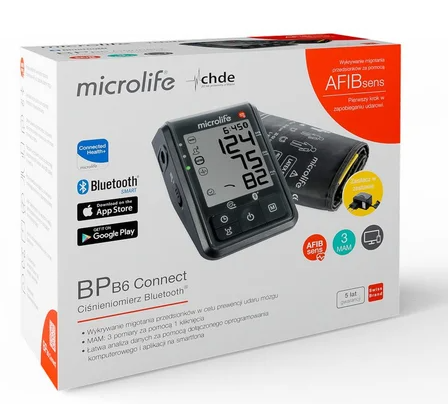 Microlife B6 Connect blodtrykksmåler 1 stk, 946104