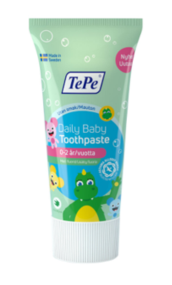 TePe Daily Baby tannkrem 50 ml, 813745