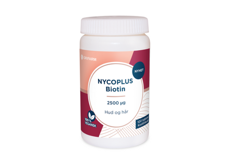 Nycoplus Biotin 2500 mcg 100 tabletter, 977015