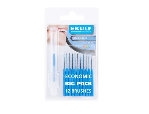 Ekulf ph 0,8 Mellomromsbørster 12 stk, 902237