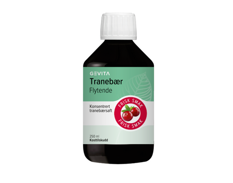 Gevita flytende tranebær 250 ml, 870712