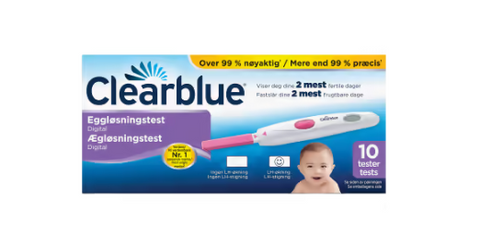Clearblue eggløsningstest digital 10 stk, 809034