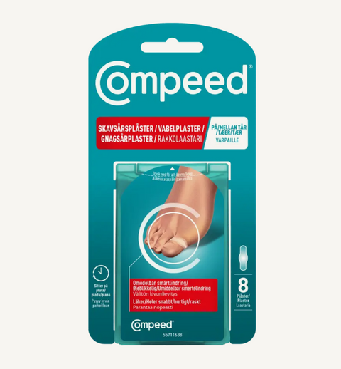 Compeed Gnagsårplaster tær 8 stk,  823772