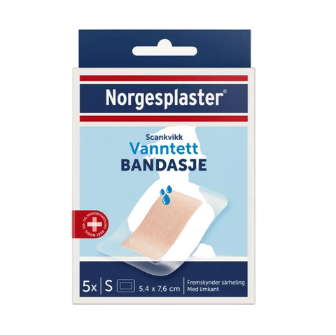 Norgesplaster Scankvikk vanntett bandasje 5,4x7,6cm 5 stk