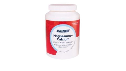 Nycoplus Magnesium + calcium tabletter 100stk, 871191