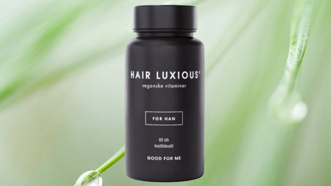 Hair Luxious vegansk kosttilskudd til herre, 60 tabletter, 948555