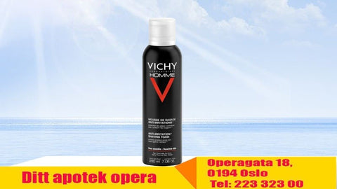 Vichy Homme barberskum til alle hudtyper, 200ml, 931383