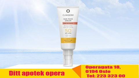 Cliniderm Age Defence Sun Face Cream SPF50 40 ml, 907191