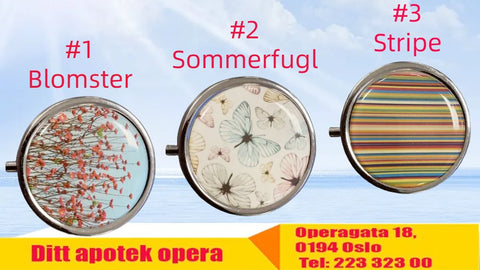 LloydsPharmacy 3-kamret pilleeske assorterte farger 1 stk