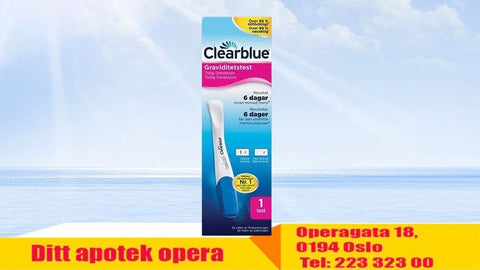 Clearblue Tidlig deteksjon graviditetstest 1 stk, 991330