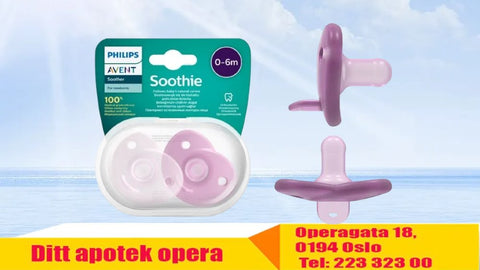 Philips Avent Soothie heart pink 0-6m 2 stk, 870512