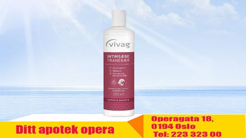 Vivag Intimsåpe Tranebær 250 ml, 885351