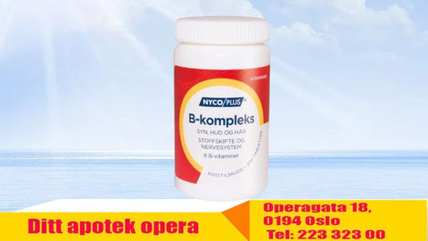 Nycoplus vitamin B -kompleks 200 tabletter, 906486