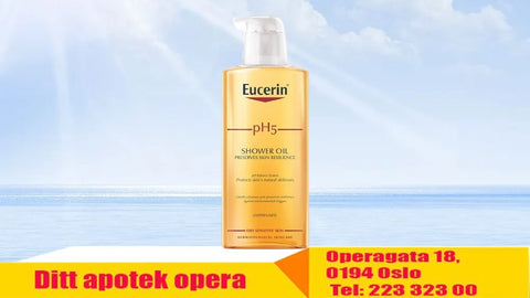 Eucerin pH5 Shower Oil uparfymert 400 ml 816350