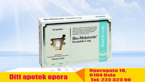 Bio-Melatonin Kompleks tabletter 1 mg 30 stk, 824556