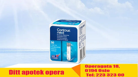 Contour Next blodsukkerstrimler 50 stk, 923119