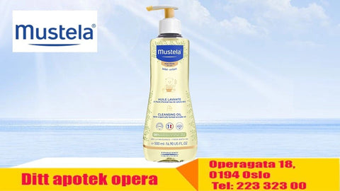 Mustela Cleansing oil dry skin 500 ml, 919168