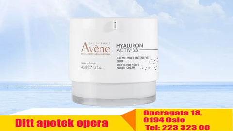 Avene Hyaluron Activ B3 nattkrem med retinal 40 ml, 978196