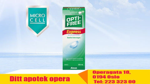 Opti-Free Express linsevæske 355 ml